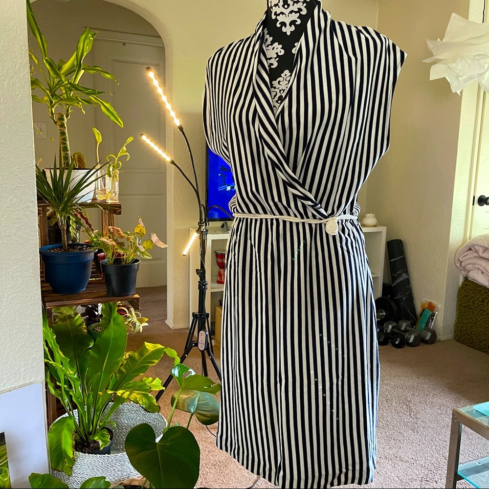 Anthropologie Saturday Sunday Rope Tie Dress
